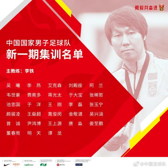国足集训名单：国安7人广州队6人 4归化球员入选