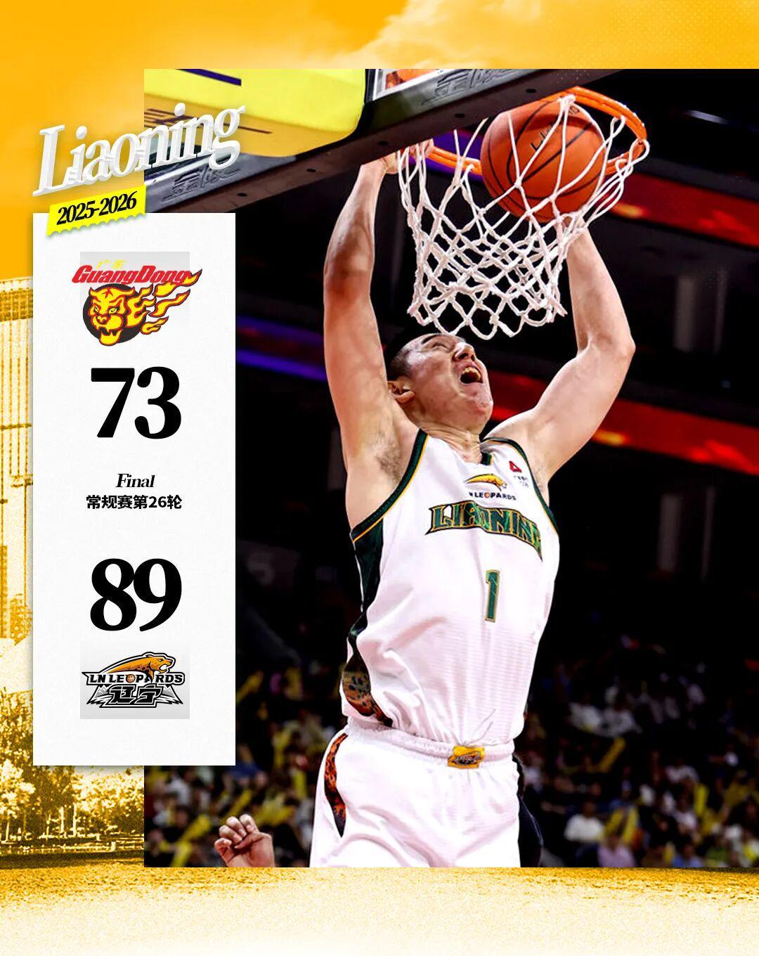 kaiyun.com-付豪26分9板 鄢手骐17分 莫兰德21板6助攻 辽宁本钢客场89：73战胜深圳马可波罗